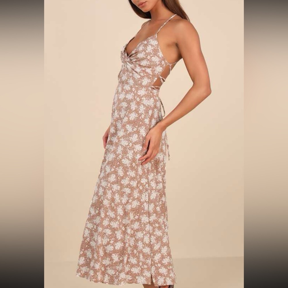 Scrappy maxi dress lulus